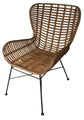 Stuhl  Sitzschale Rattan