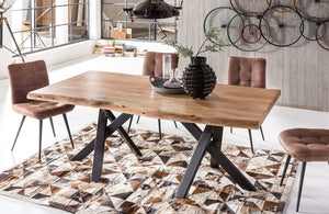 Tischplatte 200x100 cm Akazie wie gewachsen, Plattenstärke 56 mm | Plattenstärke 56 mm