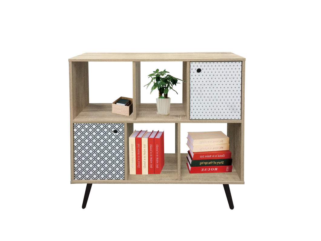 Sideboard  4 offene Fächer, 2 Türen | Fachmaße: 2 x 34x30x33 cm, 2 x 29x30x33 cm, hinter den Türen 26,5x25x33 cm