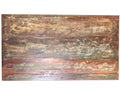Tischplatte 240x100 cm Altholz bunt lackiert, Plattenstärke 50 mm, gerahmt | Plattenstärke 20 mm, am Rahmen 50 mm