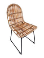Tom Tailor Stuhl, 2er-Set  T-Rattan Chair | TOM TAILOR Metallring oben rechts, Sitzhöhe 50 cm, Sitzbreite vorne 44, hinten 40 cm, Sitztiefe 38 cm