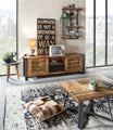 Wandregal 4 Böden | Größe der Böden: 2 x 46x24 cm und 2 x 71x24 cm, Abstand zwischen den Böden 24 cm