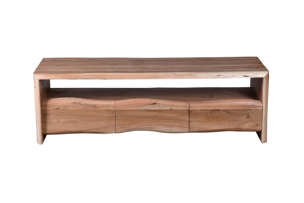 Lowboard 3 Schubladen, 1 offenes Fach | Fachmaß 139x40x17 cm, Schubladeninnenmaß 40x29x15 cm