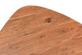 Beistelltisch 54 x 49 cm  3 Beine, Platte dreieckig, mit abgerundeten Ecken | dreibeiniges Gestell