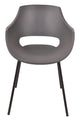 Stuhl, 2er-Set  grau | Sitzhöhe 45,5 cm, Sitztiefe 44 cm, Sitzbreite 40 cm