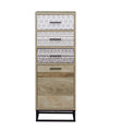 Kommode  3 Schubladen, 1 Tür | mit Dekorfolie, Schubladenmaße 3x B32,2 x T31,5 x H11 cm