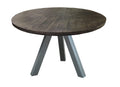 Tisch 120x120 cm 3 Beine in Gun Metal-Grau