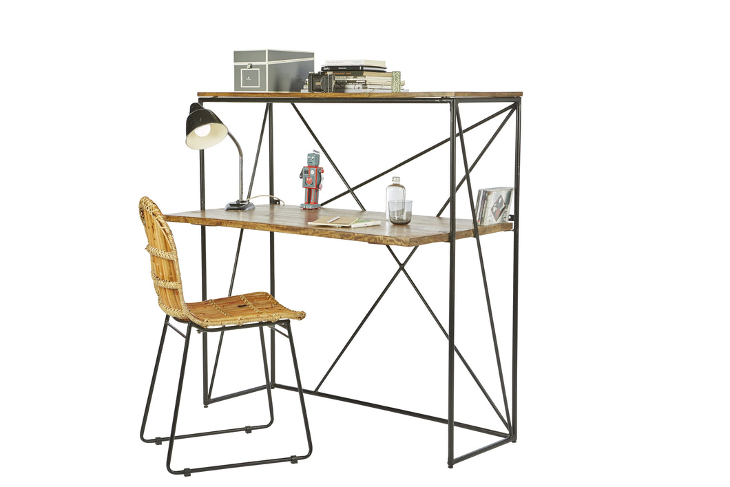 Tom Tailor Sekretär  T-Nest Shelf Office Low, 2 Böden | Höhe der Schreibfläche 75 cm, Größe der Schreibfläche 116x5x60 cm, Tiefe des Regalbretts 40 cm