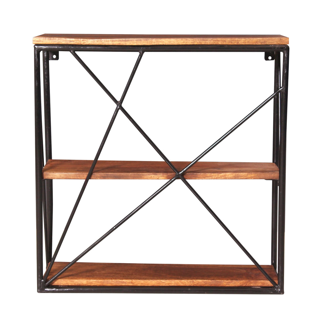 Tom Tailor Wandregal  T-Nest Shelf Wall - Medium, 3 Böden | asymmetrische Stahlverstrebungen
