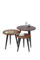 Tom Tailor Beistelltisch T-Wood Table High | Plattenstärke 25 mm, angeschrägte Kante, schweizer Kante, eingelassener großer TOM TAILOR Metallknopf