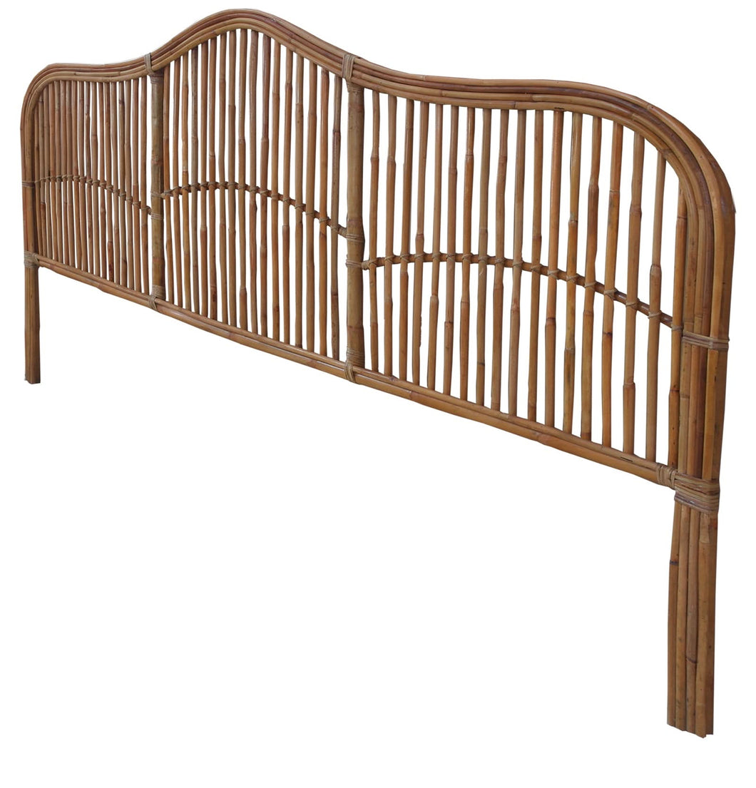 Bett-Kopfteil aus Rattan | Fußhöhe: 40 cm