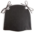 Stuhlkissen mit Bändern | 100% PU - Schaumstoff, Bezug abnehmbar, Höhe des Kissens: ca. 5 cm, Maß schmale Seite hinten: ca. 28 cm