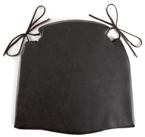Stuhlkissen mit Bändern | 100% PU - Schaumstoff, Bezug abnehmbar, Höhe des Kissens: ca. 5 cm, Maß schmale Seite hinten: ca. 28 cm
