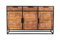 Sideboard  3 Türen, 3 Schubladen | mit fühlbarer Struktur
