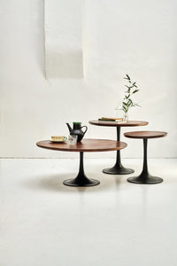 Tom Tailor Beistelltisch 40x40 cm  T-Modern Couch Table small | Plattenstärke: 2,5 cm, Maße Sockel: 33x33 cm