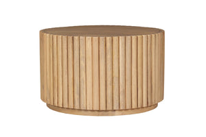 Tom Tailor Couchtisch, 55x55 cm, T-Ribbed Side Table Large | Sockelhöhe: ca. 3 cm