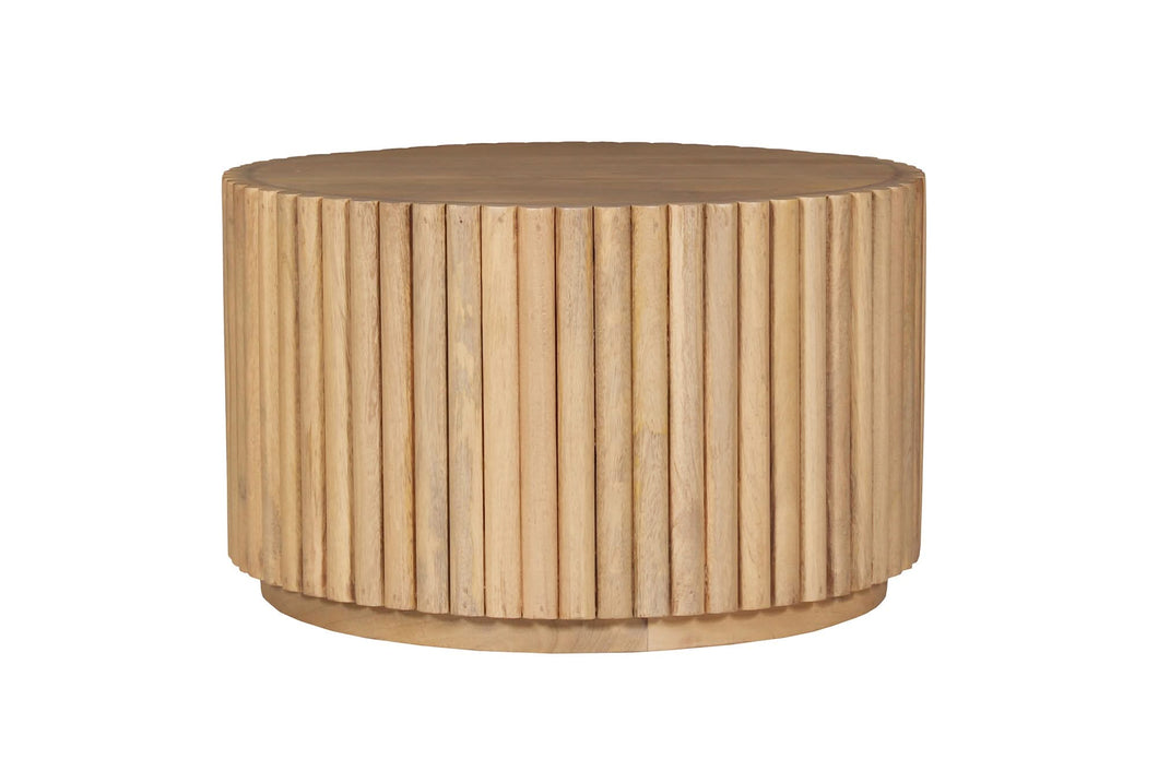Tom Tailor Couchtisch, 55x55 cm, T-Ribbed Side Table Large | Sockelhöhe: ca. 3 cm