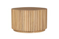 Tom Tailor Couchtisch, 55x55 cm, T-Ribbed Side Table Large | Sockelhöhe: ca. 3 cm