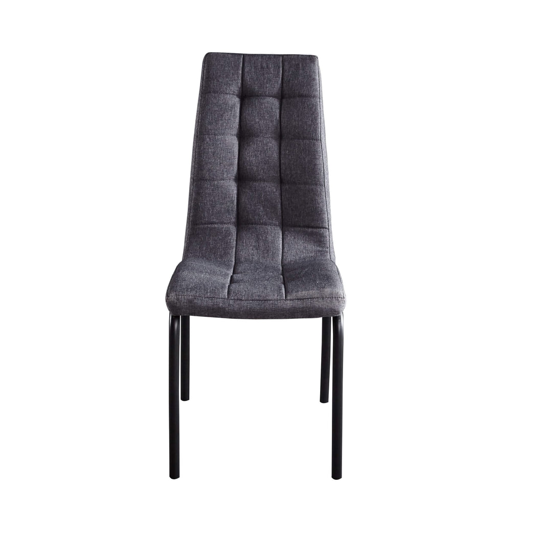 Stuhl, 2er-Set Sitz und Rücken gepolstert | Sitzbreite 43 cm, Sitztiefe 37cm, Sitzhöhe 48 cm