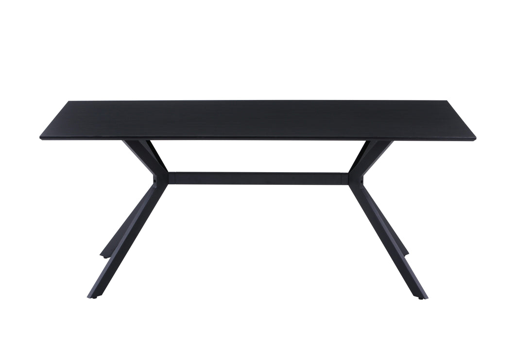Tisch 180x90 cm Plattenstärke 20 mm | Plattenstärke 20 mm, Beine 5x2,5 cm, Mittelstrebe 5x4 cm, Höhe bis zur Mittelstrebe 43,5 cm, Abstand zwischen den Beinen: lange Seite 148 cm, kurze Seite 96 cm