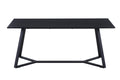 Tisch 180x90 cm MDF Tischplatte mit Metallgestell | Plattenstärke 20 mm, Gestell 6x2 cm, Außenmaße des Gestells 161x75 cm