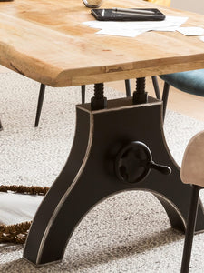 Tischgestell für Platten von 160 bis 240 cm | Kurbelrad ohne Funktion