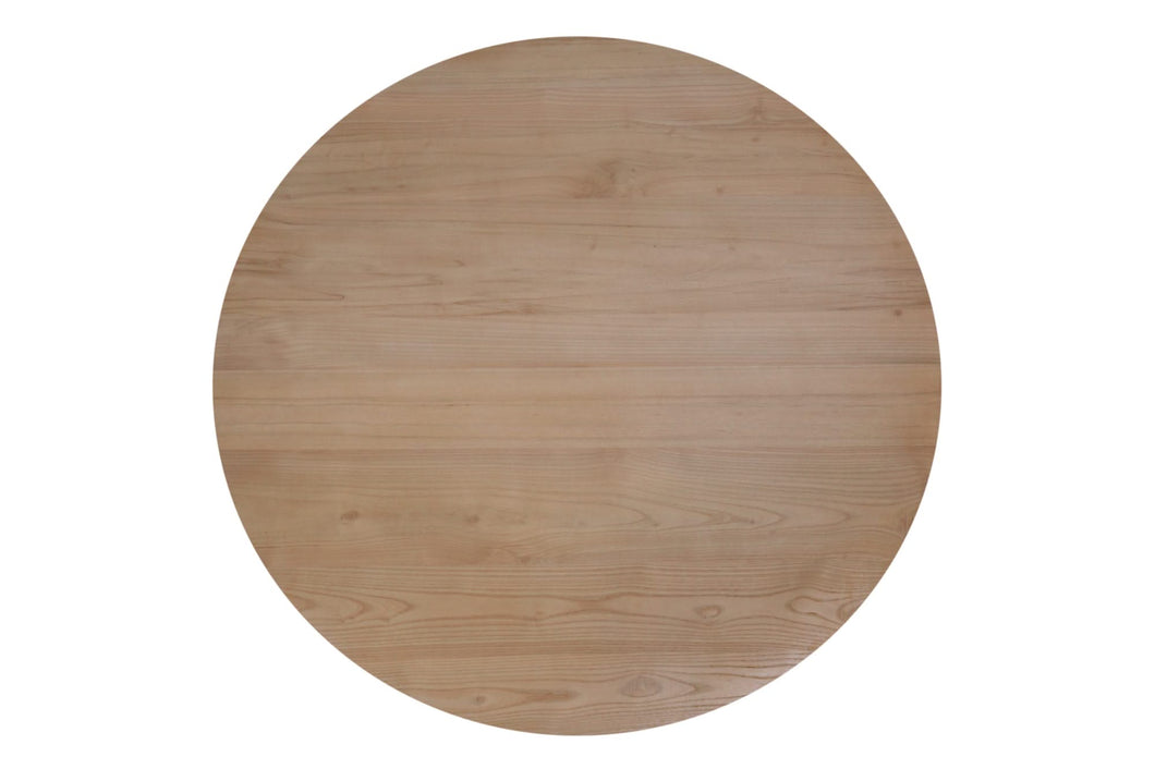 Tischplatte 120x120 cm Sungkaiholz, naturfarbig | Plattenstärke 3 cm, mit Schweizer Kante