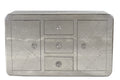 Sideboard 2 Türen, 3 Schubladen | Fächer hinter den Türen 50x35x39 cm, Schubladeninnenmaß BH 34x17 cm