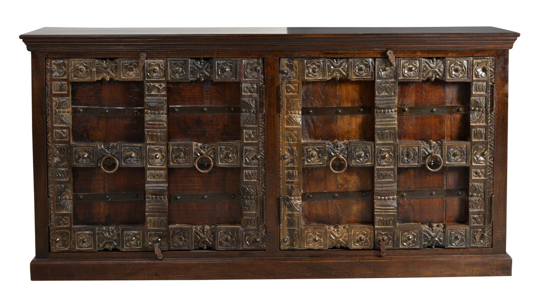 Sideboard  4 Türen | Fachinnenmaße BT 89x34 cm, Höhe oben 42,5 cm, Höhe unten 33 cm