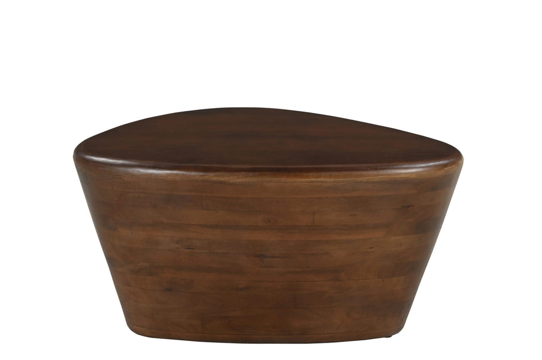 Beistelltisch dreieckige Tischplatte | Maße unten: ca. 51x 35 cm, Maße der Tischplatte: ca. 70x53 cm