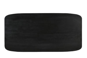 Tischplatte 220x100 cm mit abgerundeten Ecken | Plattenstärke: 3 cm