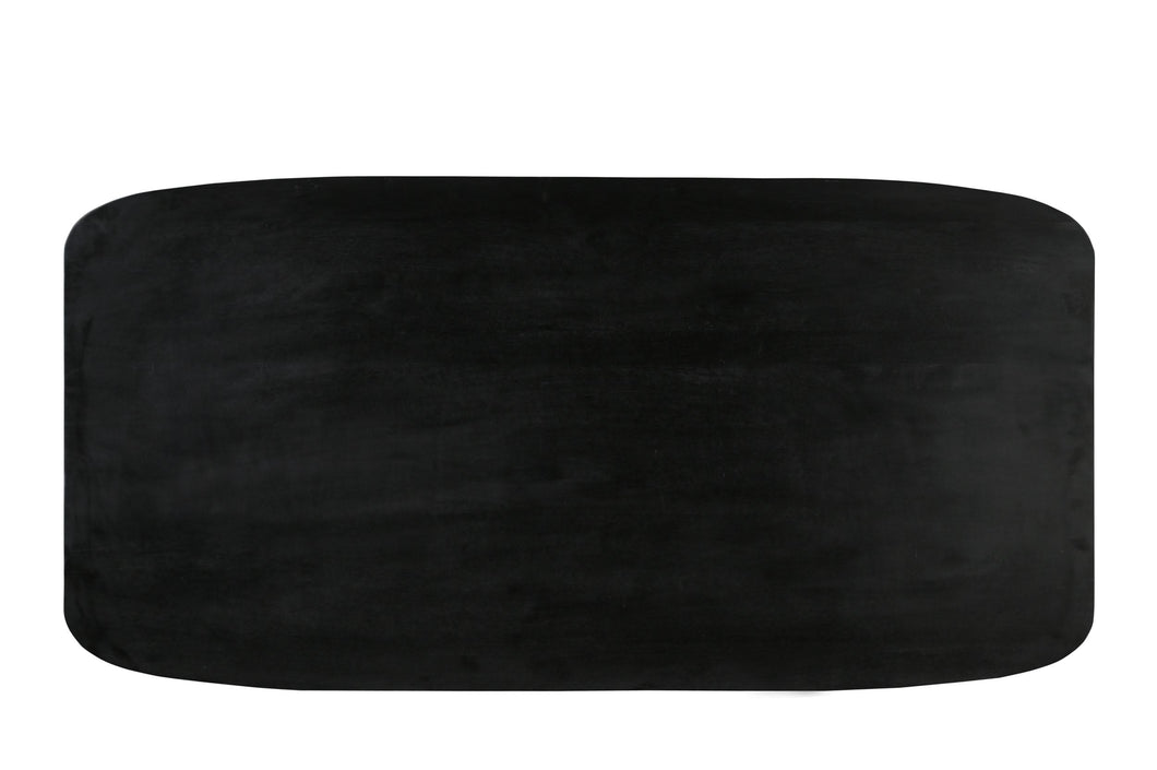Tischplatte 240x100 cm mit abgerundeten Ecken | Plattenstärke: 3 cm