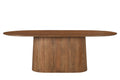 Tisch 230x110 cm ovale Tischplatte