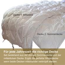 Laden Sie das Bild in den Galerie-Viewer, Traumreiter Daunendecke Steppbett Leicht