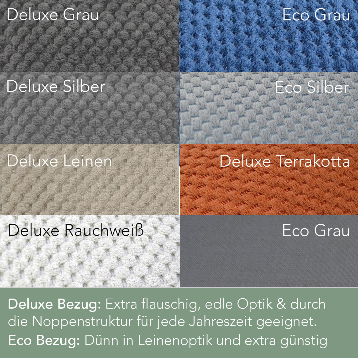 Komfortkissen VISCO J mit Bezug Deluxe