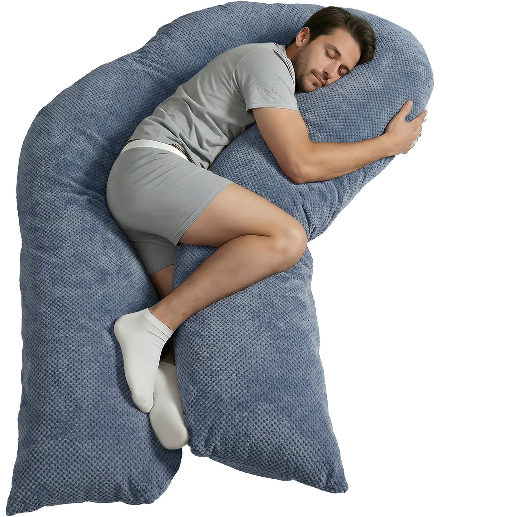 Visco XXL PRO Seitenschläferkissen mit Bezug Deluxe