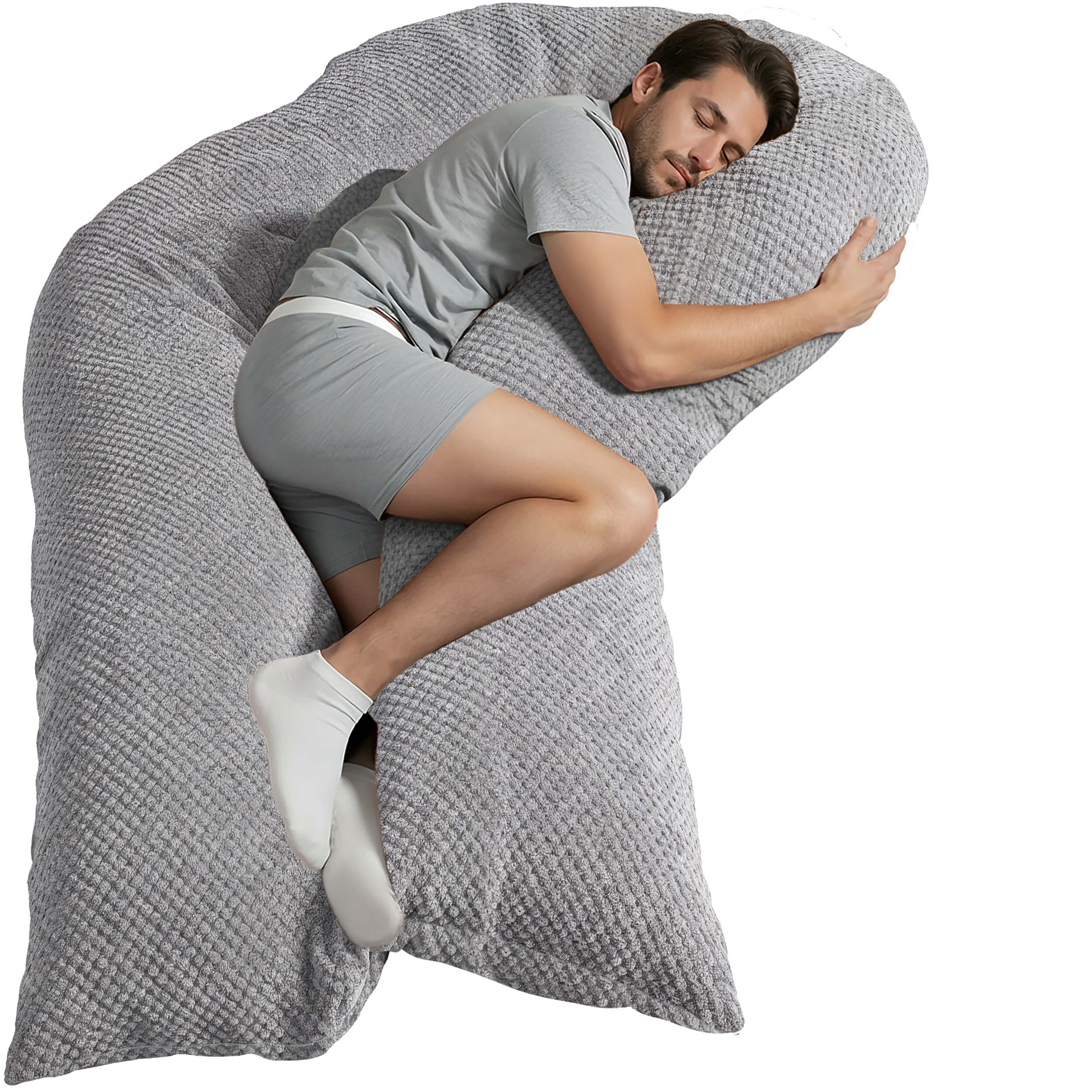 Visco XXL PRO Seitenschläferkissen mit Bezug Deluxe