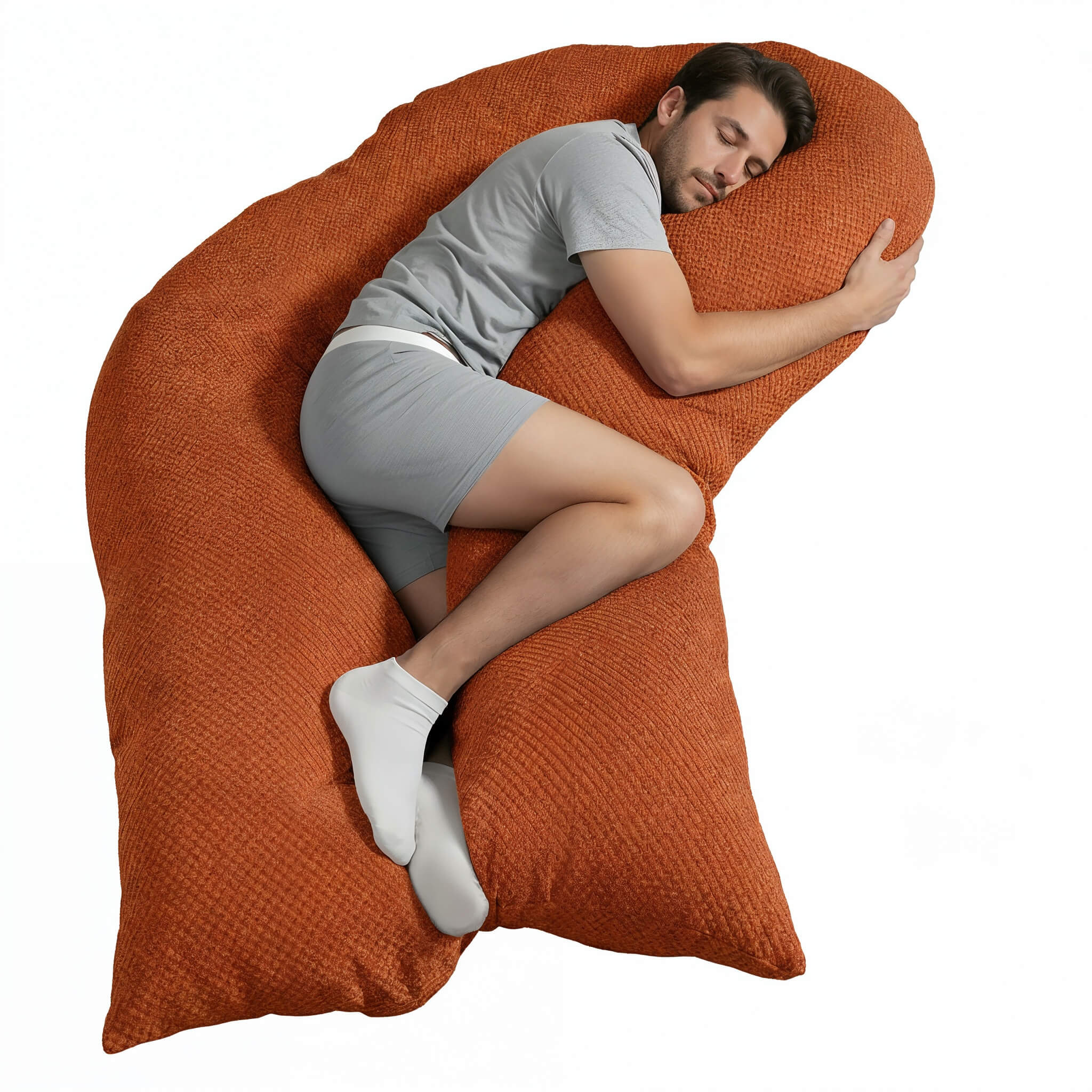 Visco XXL PRO Seitenschläferkissen mit Bezug Deluxe