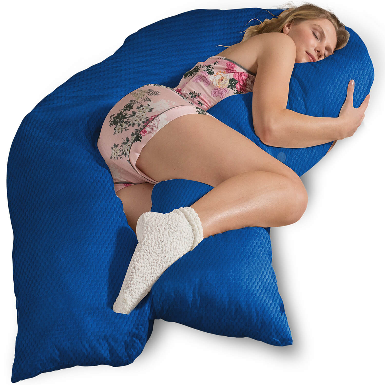 Seitenschläferkissen VISCO mit Bezug Deluxe