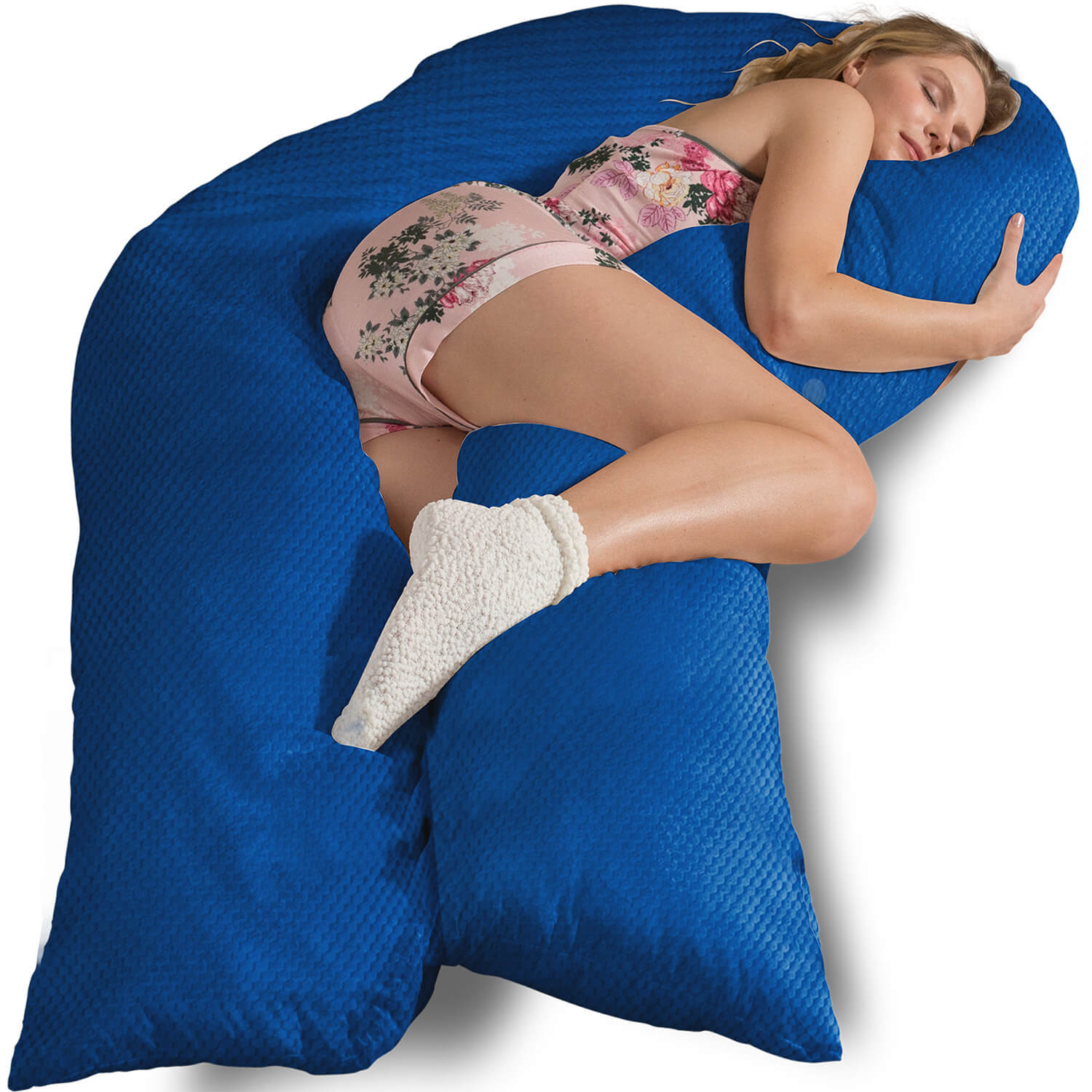 Seitenschläferkissen VISCO XXL mit Bezug Deluxe