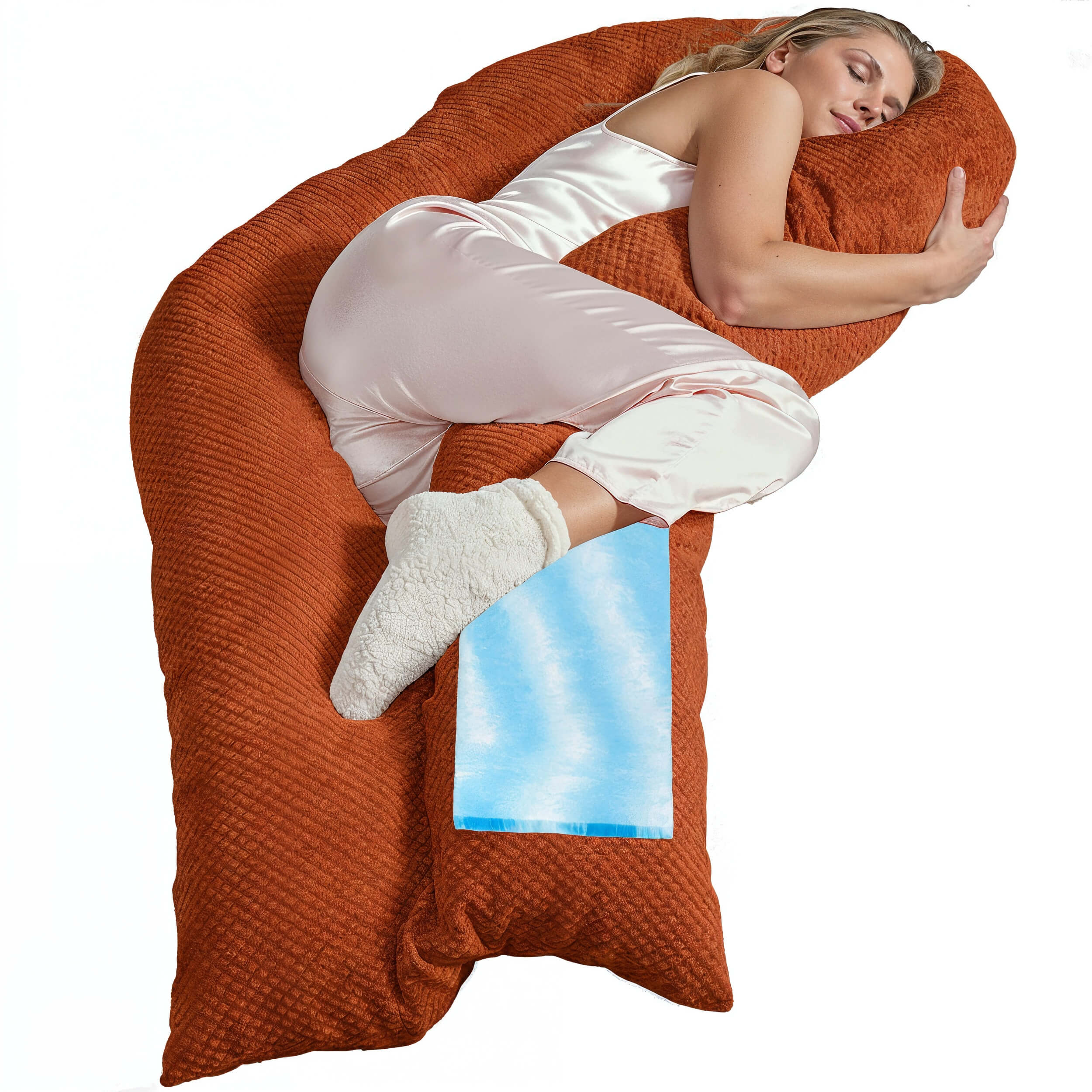 Seitenschläferkissen VISCO mit Bezug Deluxe