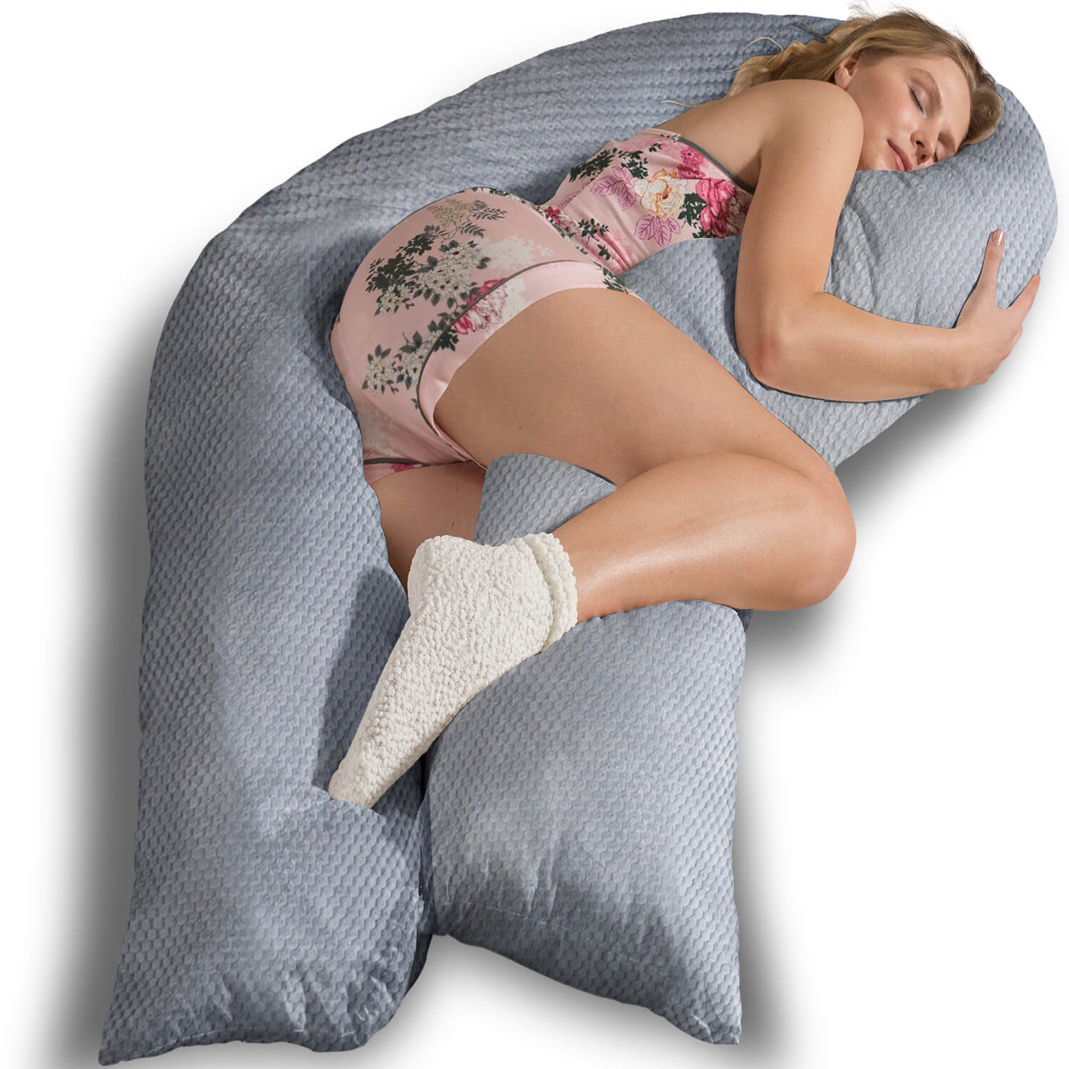 Seitenschläferkissen VISCO mit Bezug Deluxe
