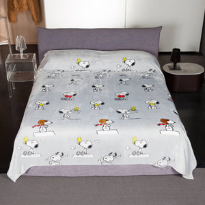 Bettdecke SNOOPY Tagesdecke Überwurfdecke 230x230 cm - Decke