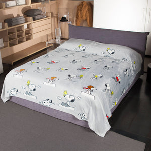 Bettdecke SNOOPY Tagesdecke Überwurfdecke 230x230 cm - Decke