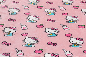 Kuscheldecke für Kids zum anziehen MOMONGA HELLO KITTY 90x80 cm - 