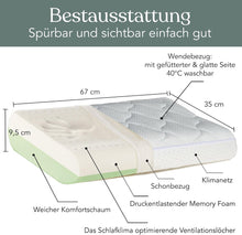 Laden Sie das Bild in den Galerie-Viewer, Nackenkissen Rücken - &amp; Seitenschläfer Kopfkissen - Kopfkissen