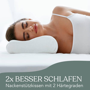 Fest & mittelfestes orthopädisches Nackenstützkissen für Frauen