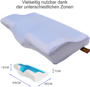 Orthopädisches HWS Nackenstützkissen Gel Dream - Kopfkissen