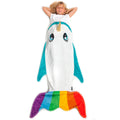 Regenbogenfisch Microfaser Decke Kuscheldecke - 