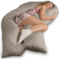 Schwangerschaftskissen JUMBO XXL mit Bezug Baumwolle